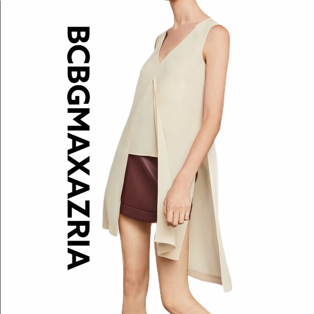 BCBG Svetlana Cropped Overlay Top